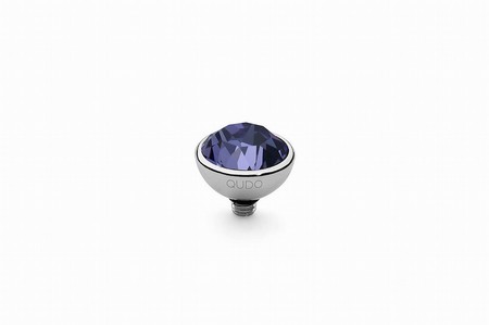 Qudo Silver Topper Bottone 10mm - Tanzanite